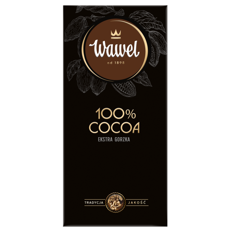 Wawel 100% cocoa Extra gorzka 80g