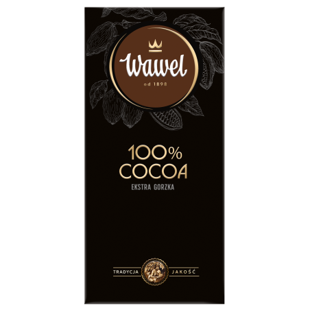 Wawel 100% cocoa Extra gorzka 80g
