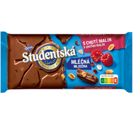 Orion Studentska Mleczna malina 170g