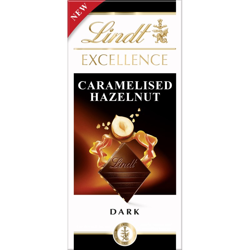 Lindt EXCELLENCE Dark Caramelised Hazelnut 100g