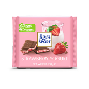 Ritter Sport mleczna jogurt truskawka 100g