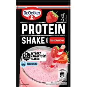 Dr. Oetker Protein Shake smak truskawkowy 18 g