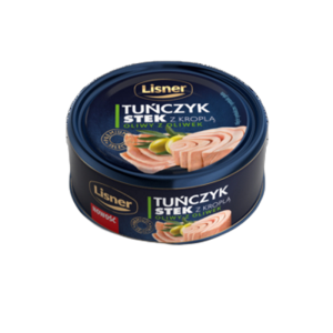 Tuńczyk Stek z kroplą oliwy z oliwek Lisner 120 g
