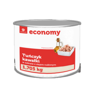 TGE Tuńczyk kawałki w zalewie z olejem roślinnym 1705 g