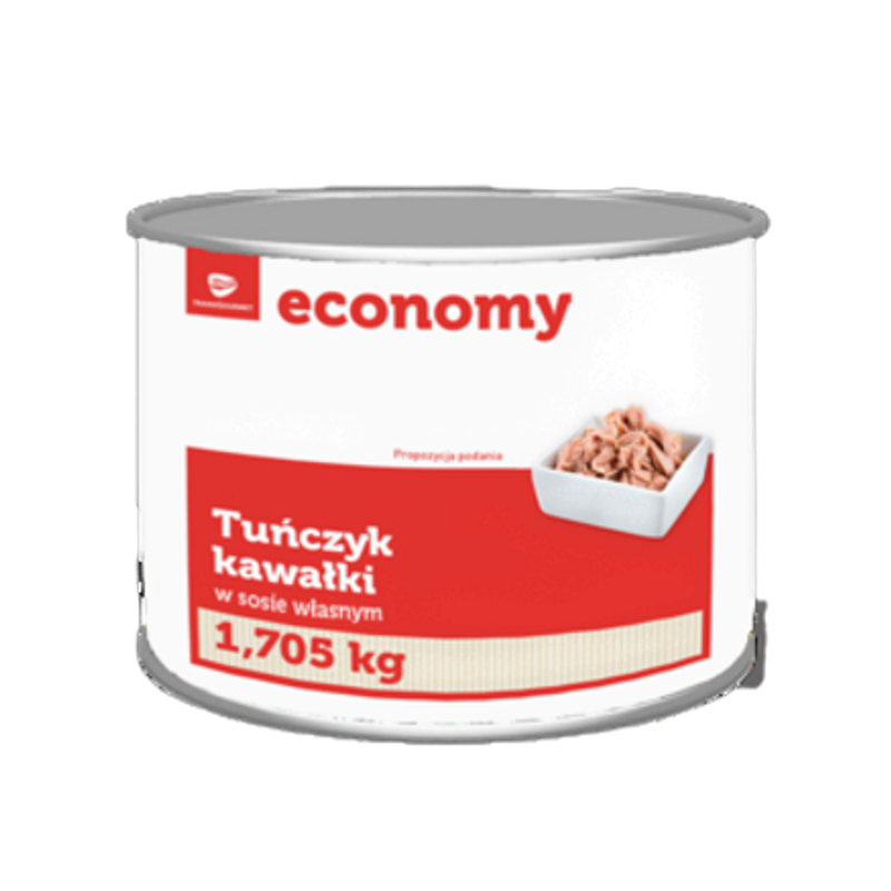 TGE Tuńczyk kawałki w sosie własnym 1705 g