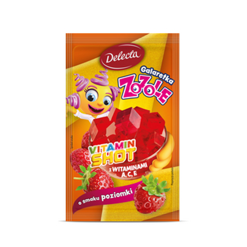 Delecta Galaretka Zozole o smaku poziomki 70g