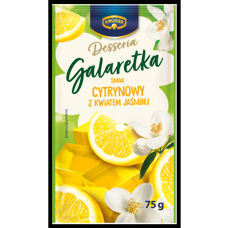 Kruger Desseria Galaretka smak cytrynowy z kwiatem jaśminu 75g