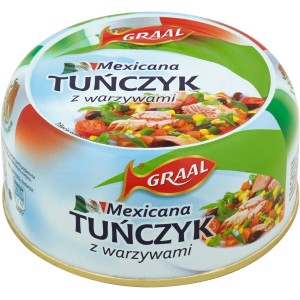 Graal Sałatka Mexicana Tunczyk z warzywami 280g X12