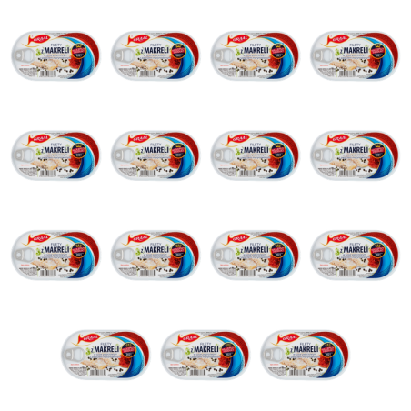 GRAAL Filety z Makreli w Puszce w Sosie Pieprzowym Konserwa Rybna - 170 g X15