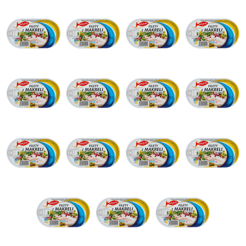 graal filety z makreli w oleju 170g X15