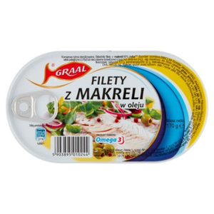 graal filety z makreli w oleju 170g X15
