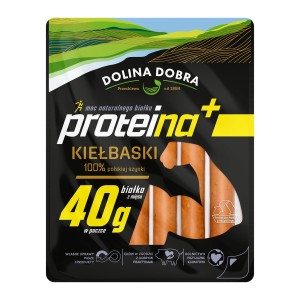 Kiełbaski proteina+ 200 g Dolina Dobra