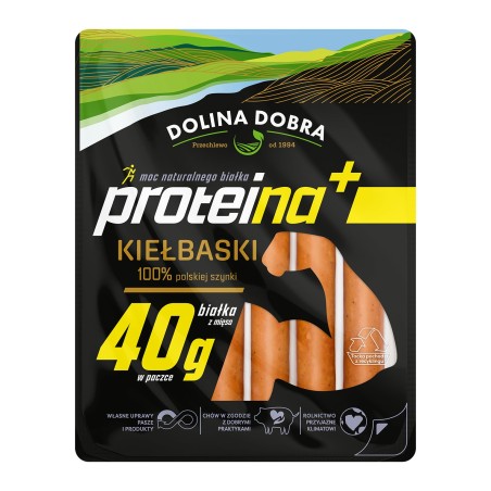 Kiełbaski proteina+ 200 g Dolina Dobra