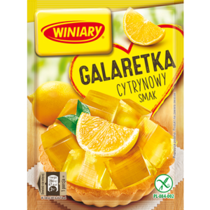 Galaretka w Proszku o Smaku Cytrynowym Idealna do Deserów - Winiary 71 g X22