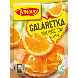 WINIARY Galaretka pomarańczowy smak 71 g X22