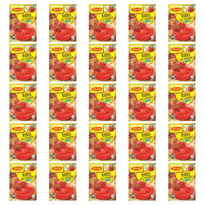 WINIARY Kisiel z cukrem smak truskawkowy 77g X25