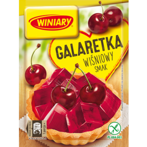 Galaretka w Proszku o Smaku Wiśniowym Idealna do Deserów - Winiary 71 g X22