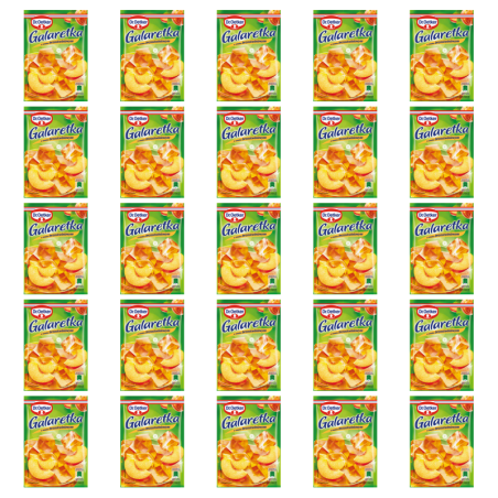 Dr. Oetker Galaretka o smaku brzoskwiniowym 72 g X25