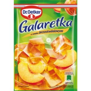 Dr. Oetker Galaretka o smaku brzoskwiniowym 72 g X25
