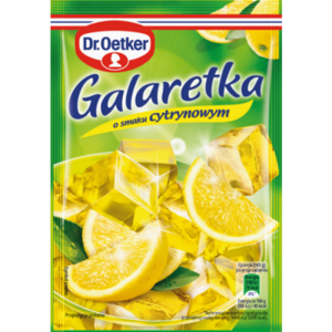 Dr. Oetker Galaretka o smaku cytrynowym 72 g X25