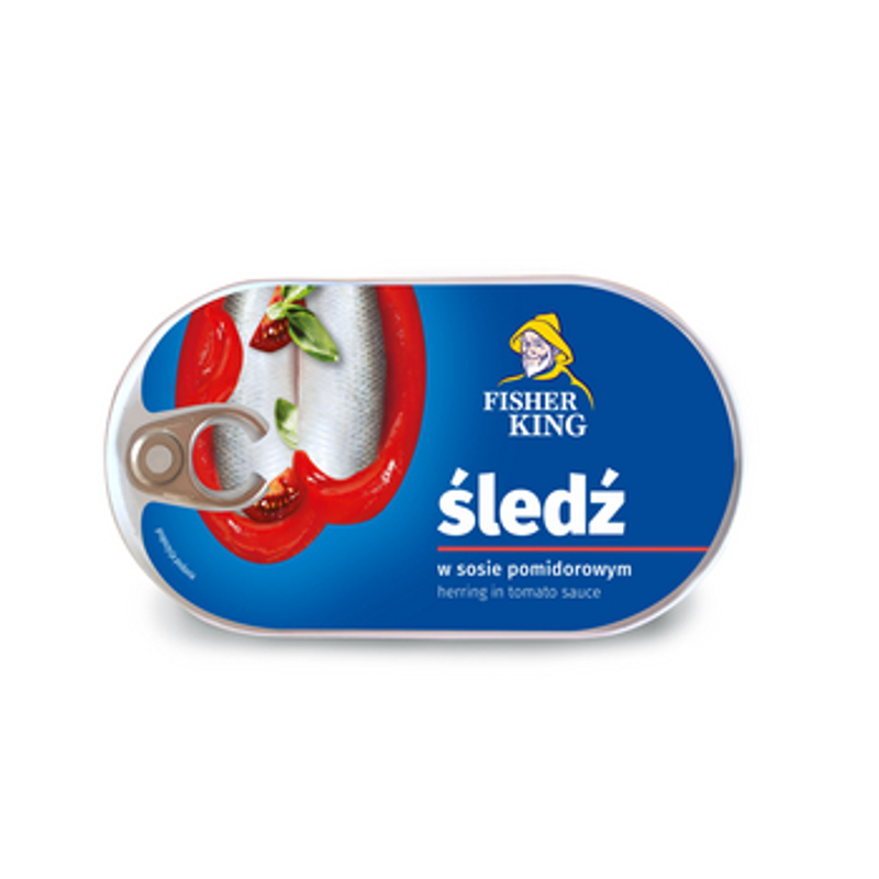 Śledź w sosie pomidorowym 170g Fisherking