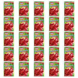 Dr. Oetker Galaretka o smaku wiśniowym 72 g X25