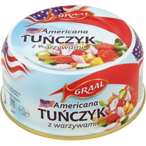 Graal Sałatka Americana Tuńczyk z warzywami 280g