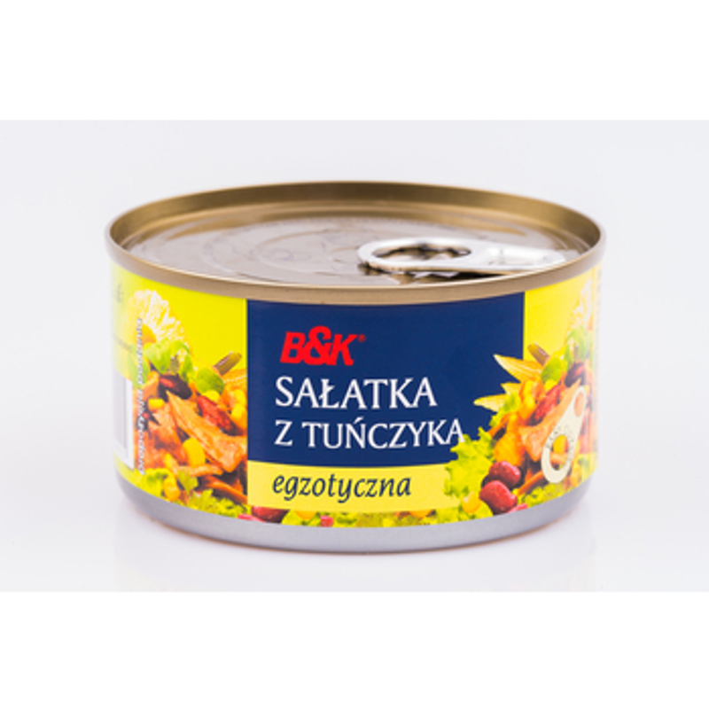 Sałatka z tuńczyka egzotyczna 185g B&K.