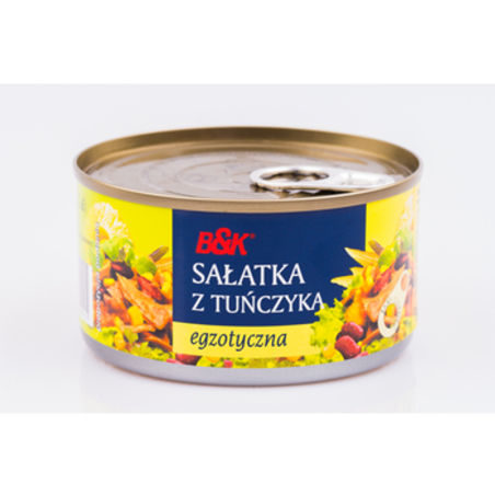 Sałatka z tuńczyka egzotyczna 185g B&K.