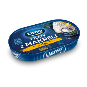 Filety z makreli w oleju Lisner 170g