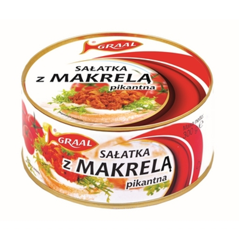 GRAAL Sałatka z makrelą pikantna 300 g