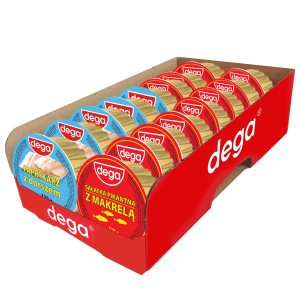 Dega Sałatka pikantna z makrelą 130g