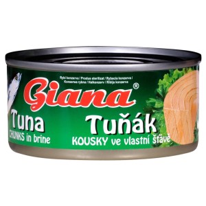 Giana Tuńczyk kawałki w sosie własnym duże kawałki 170g