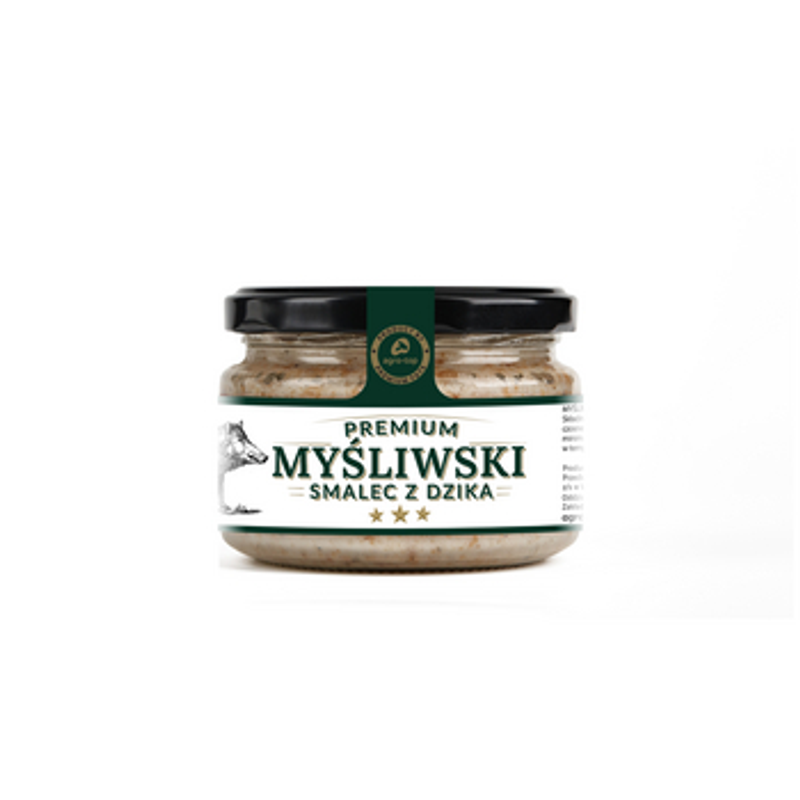 Smalec z Dzika Myśliwski Premium 200 g Agro-Top