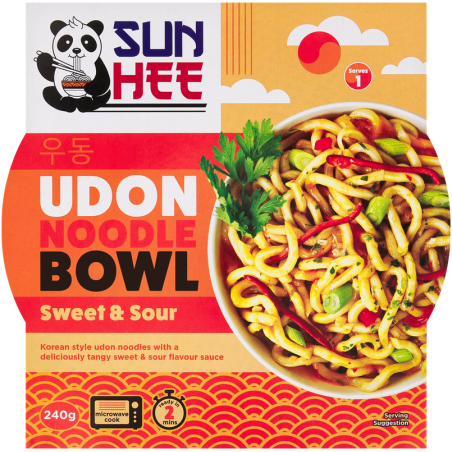 Sun Hee Danie gotowe udon bowl sweet & sour 240g