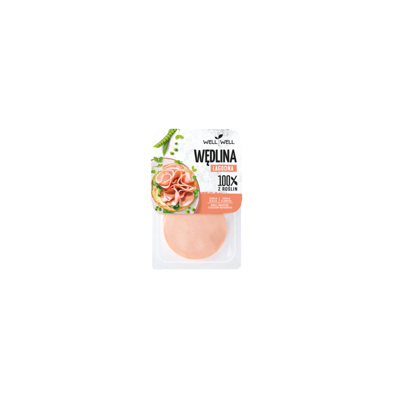 Wędlina roślinna łagodna 100g Well Well