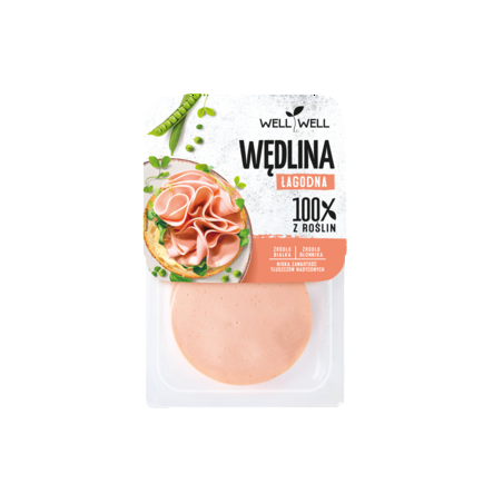 Wędlina roślinna łagodna 100g Well Well