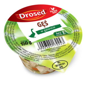 Gęś w galarecie bez E 150 g Drosed