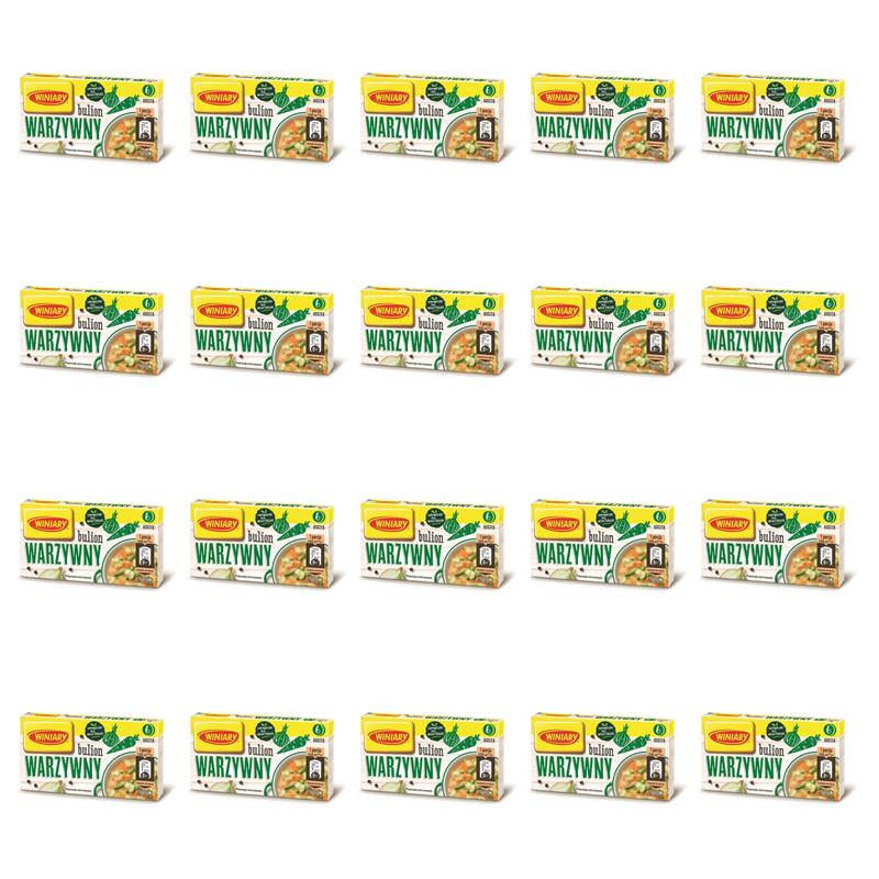 WINIARY Bulion Warzywny 60g (6 sztuk) X20