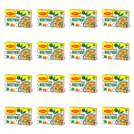 WINIARY Bulion warzywny 18 kostek 180 g X16