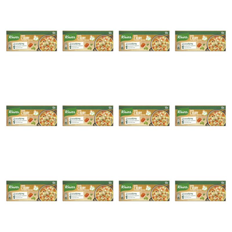 Knorr Rosół z kury z pietruszką i lubczykiem 120 g (12 kostek) X12