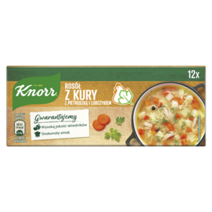 Knorr Rosół z kury z pietruszką i lubczykiem 120 g (12 kostek) X12