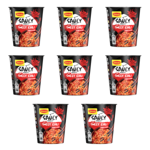 WINIARY streetfood Nudle Słodkie Chili 75g X8