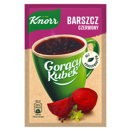 Knorr Gorący Kubek Barszcz czerwony 14 g