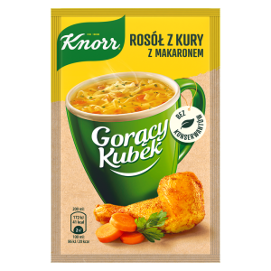 Knorr Gorący Kubek Rosół z Kury z Makaronem Zupa Instant w Proszku 12 g