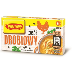 WINIARY Rosół drobiowy 60g (6 kostek)