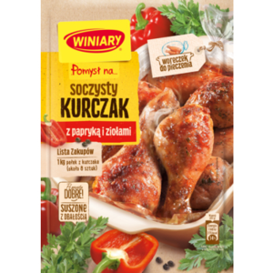 WINIARY Pomysł na... Soczysty kurczak z papryką i ziołami 28 g