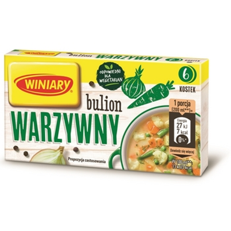 WINIARY Bulion Warzywny 60g (6 sztuk)