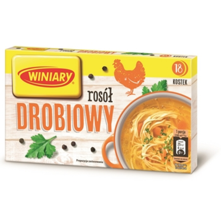 WINIARY Rosół drobiowy 180g (18 kostek)