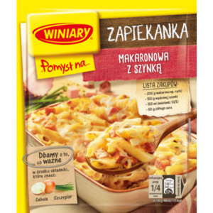 WINIARY Pomysł na... Zapiekanka makaronowa z szynką 35g